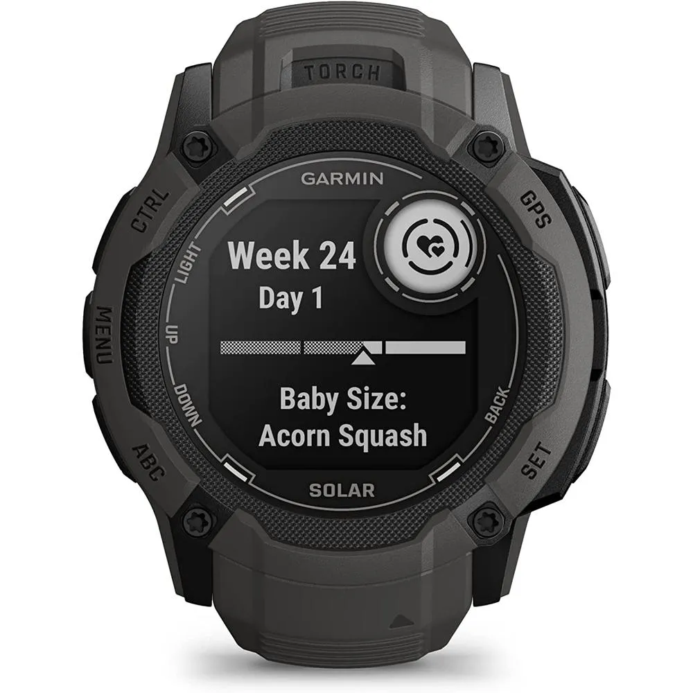 Garmin Instinct 2X Solar Rugged GPS Smartwatch Graphite with 2 Year Warranty