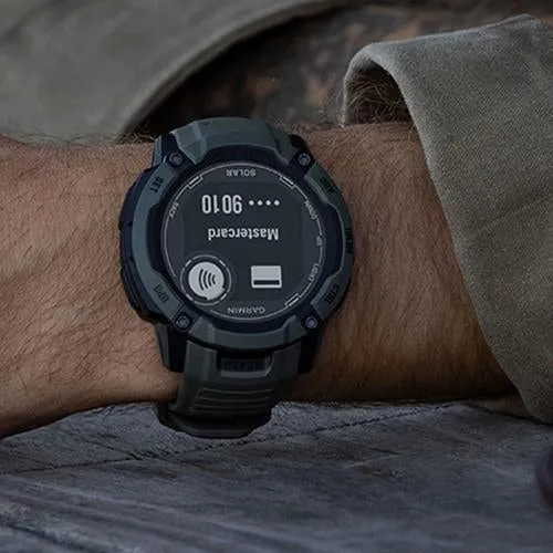 Garmin Instinct 2X Solar Rugged GPS Smartwatch, Graphite