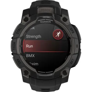 Garmin Instinct 3 - 45 mm Outdoor GPS Smartwatch, AMOLED, Black with Black Band