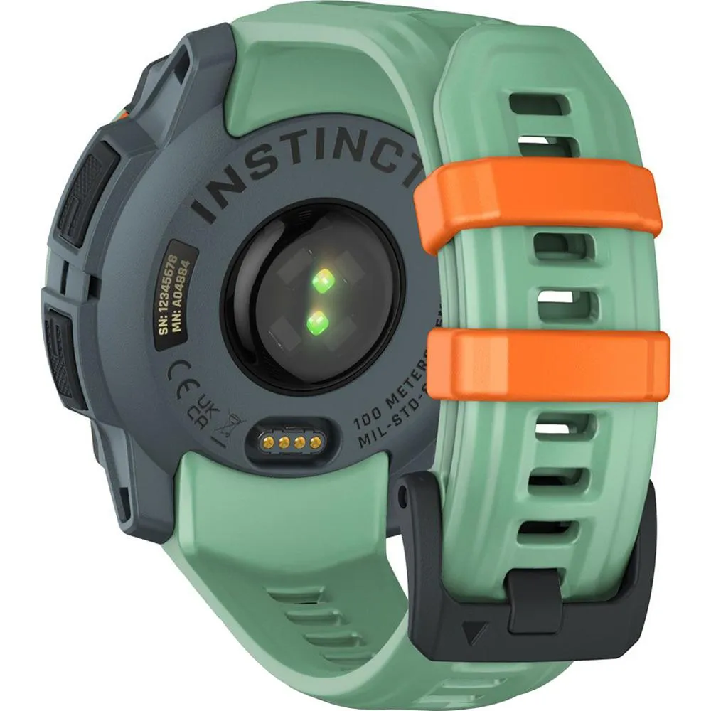 Garmin Instinct 3 45mm GPS Smartwatch, AMOLED   Wearable Light   2 Yr Warranty Bundle