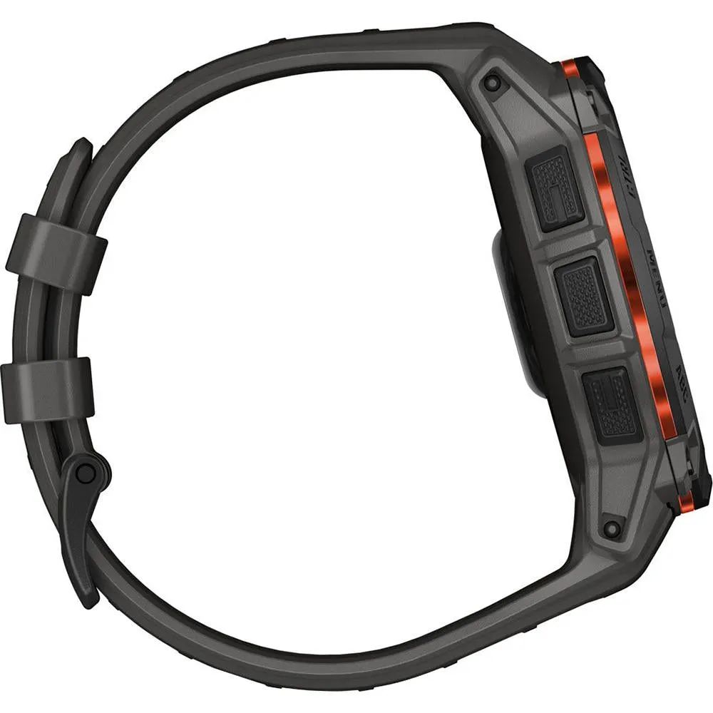 Garmin Instinct 3 - 50 mm GPS Smartwatch SOLAR Black with Charging Dock Bundle