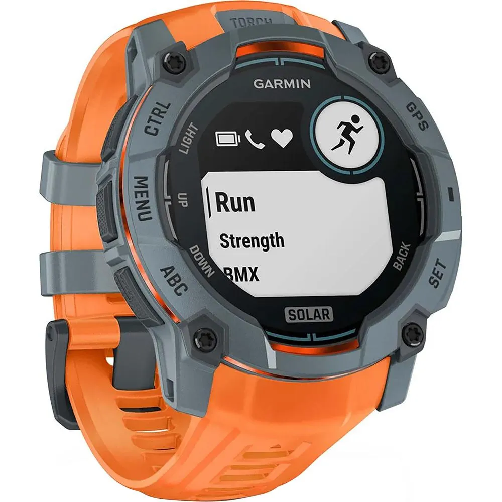Garmin Instinct 3 50mm GPS Smartwatch Solar   Wearable Light 2Yr Warranty Bundle