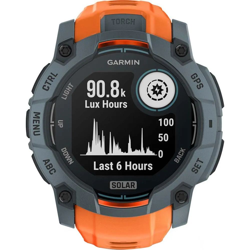 Garmin Instinct 3 50mm GPS Smartwatch Solar   Wearable Light 2Yr Warranty Bundle