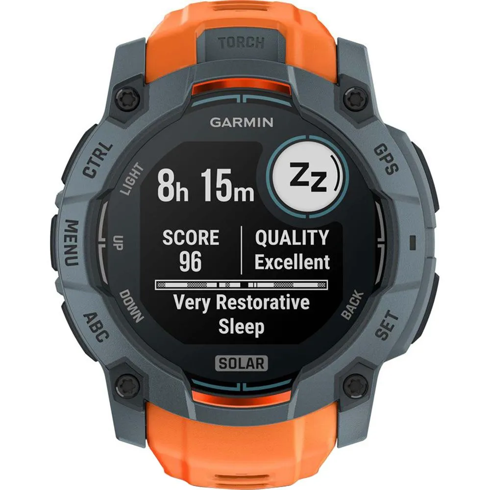 Garmin Instinct 3 50mm GPS Smartwatch Solar   Wearable Light 2Yr Warranty Bundle