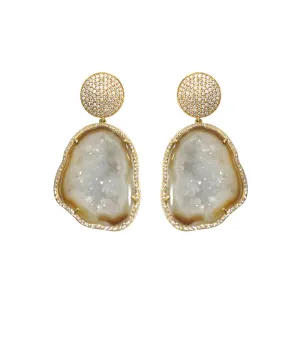 Geode Drop Earrings