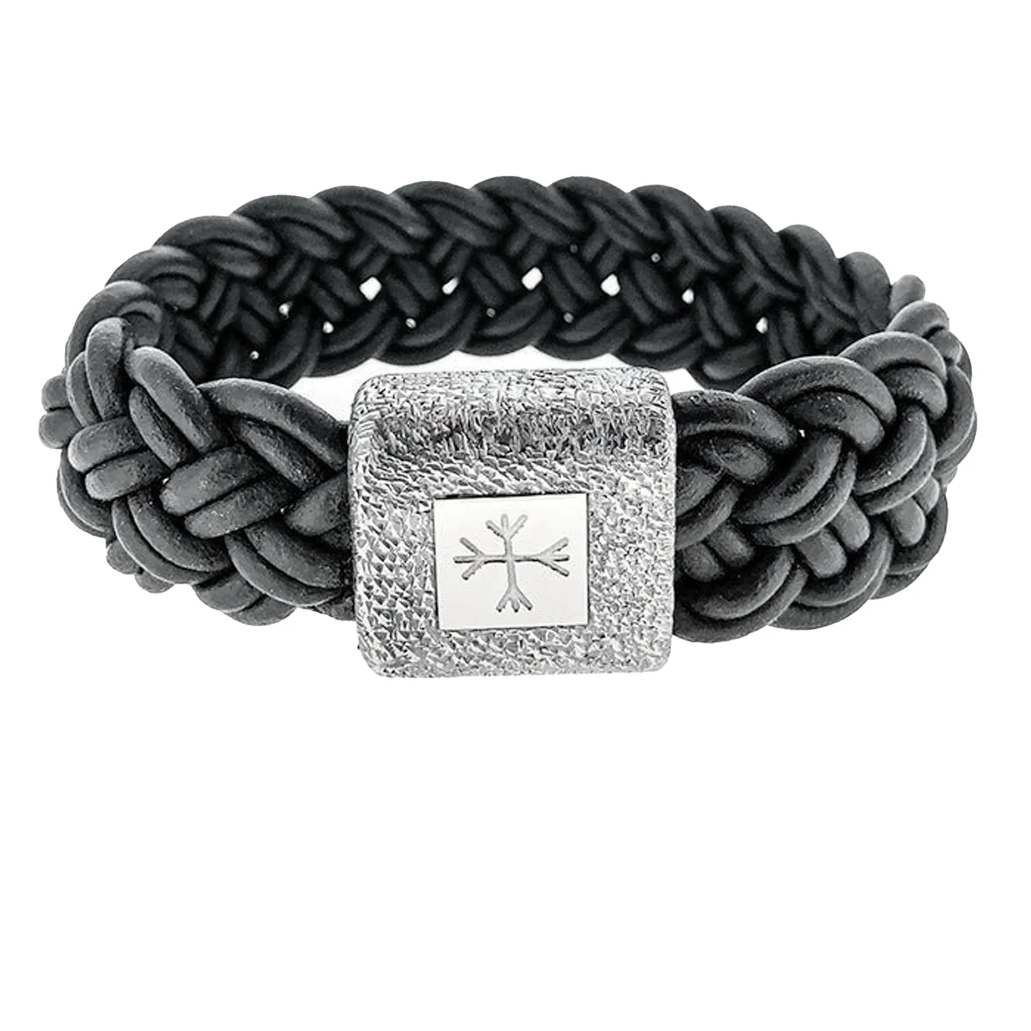Ægishjálmur / Helm of Awe Leather Bracele