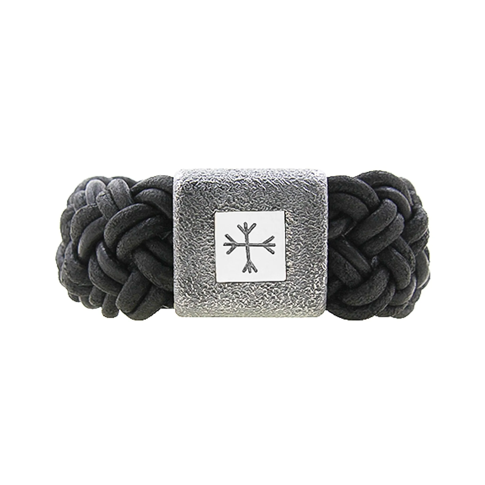 Ægishjálmur / Helm of Awe Leather Bracele