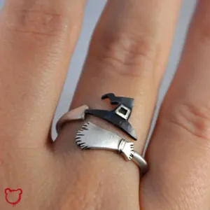 Go Riding Witch Broom Ring