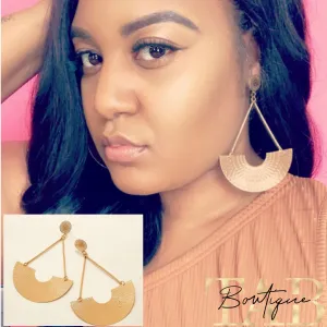 Gold Drop Earrings
