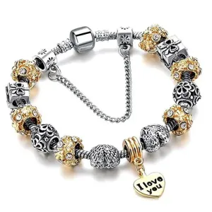 Gold Snake Crystal Bracelet with Sparkling Crystals - Elegant Design, High-Quality Alloy - 20cm Length, 38g