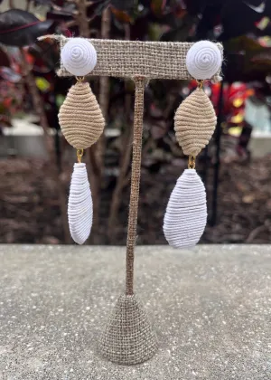 GSA Wrapped Drop Earrings