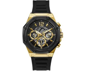 Guess Multi-function Black Silicone Men's Watch GW0263G1