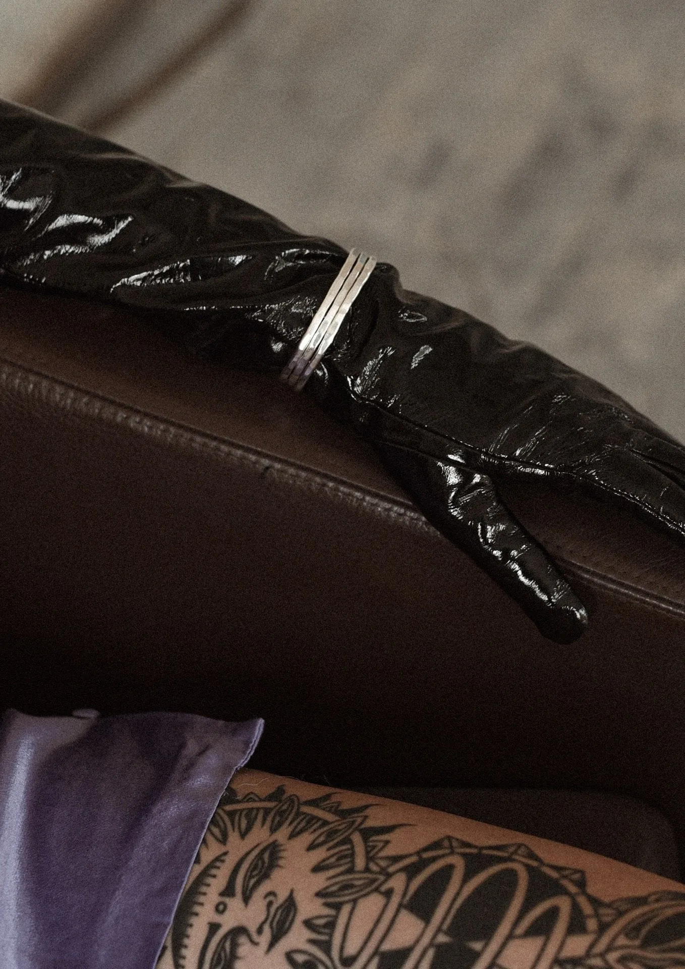 Hammered Bracelet Silver