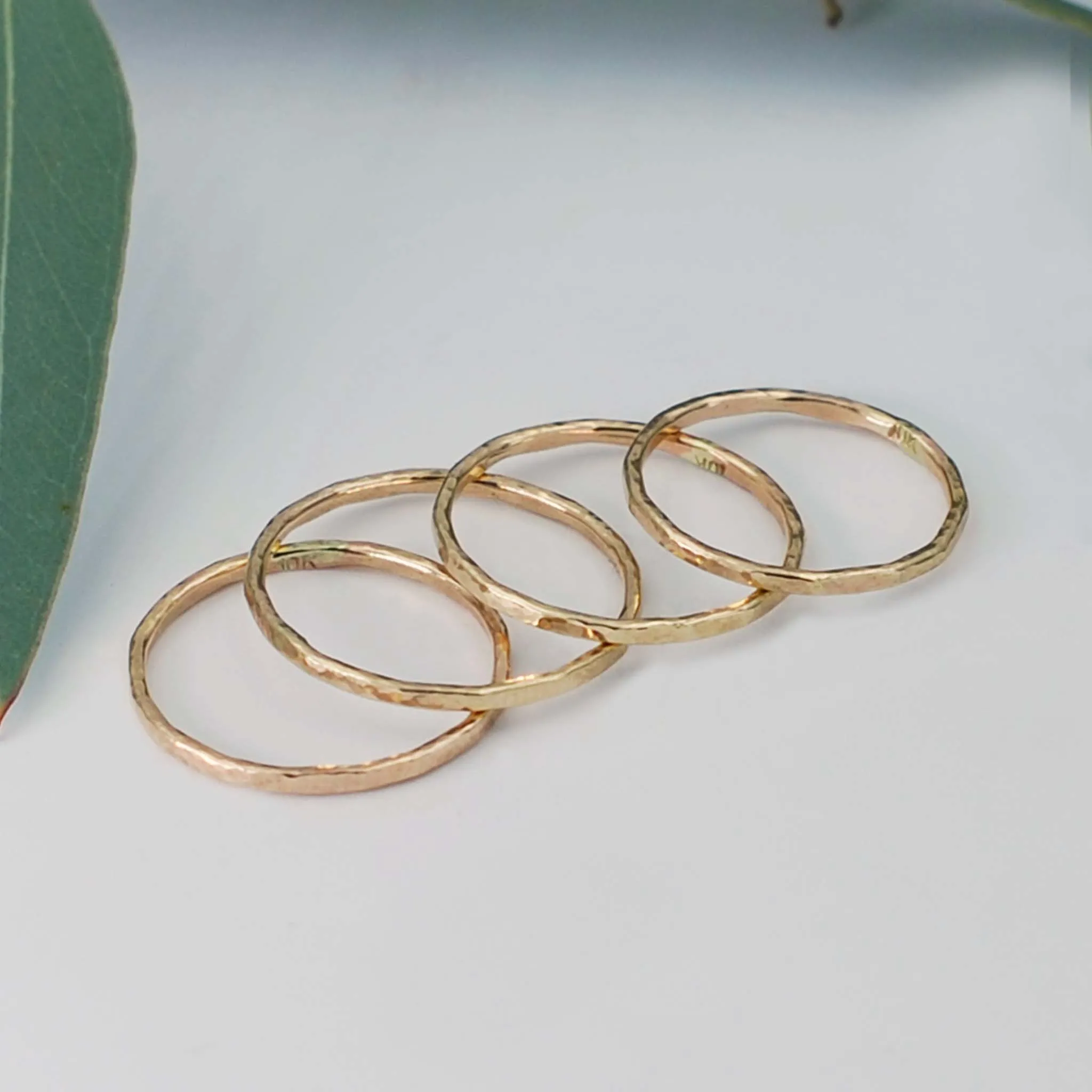 Hammered Stacking Ring