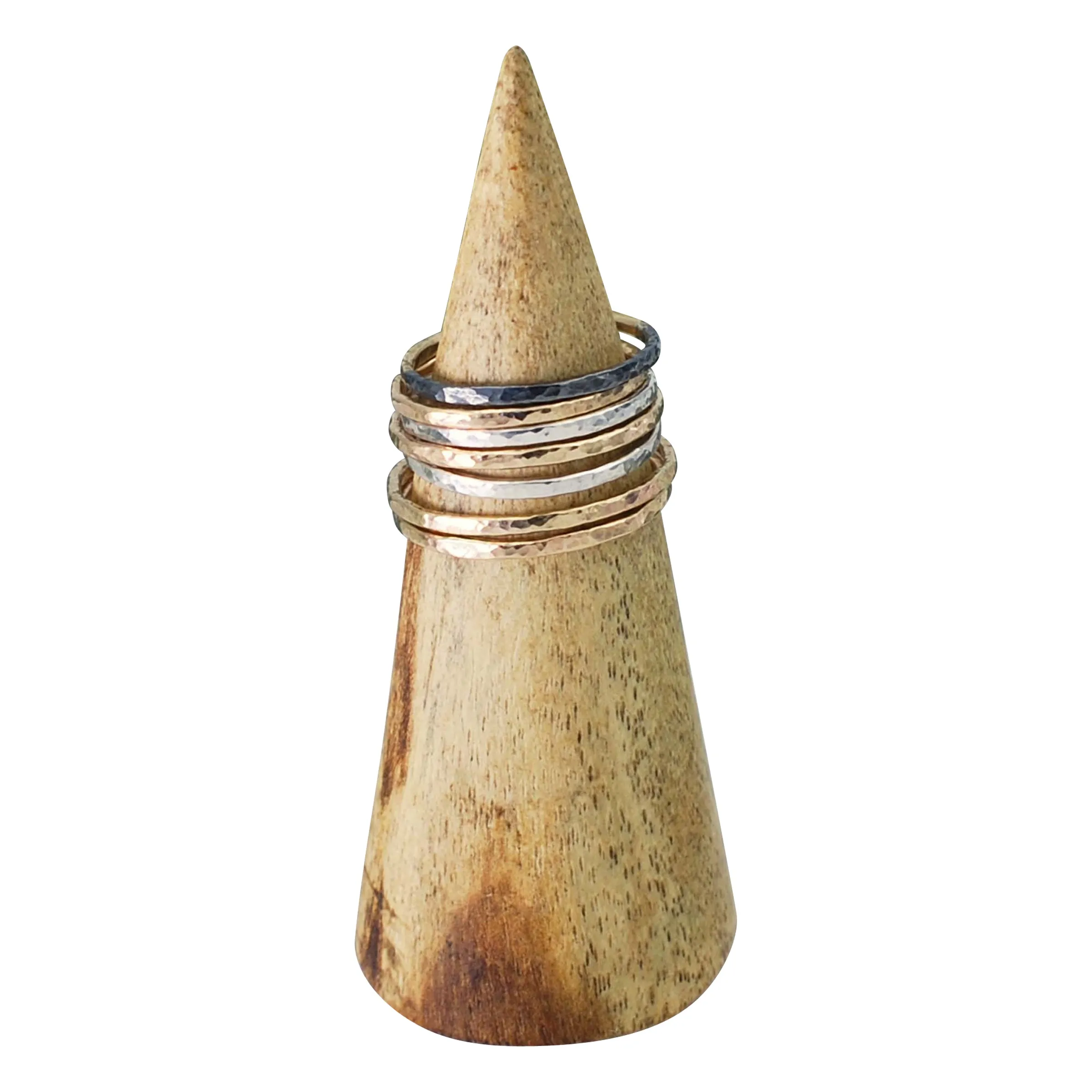 Hammered Stacking Ring