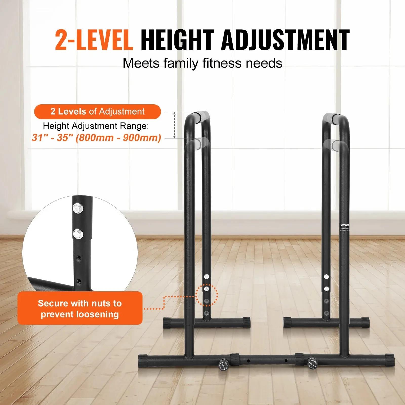 Heave Duty Dip Stand Station With Adjustable Height