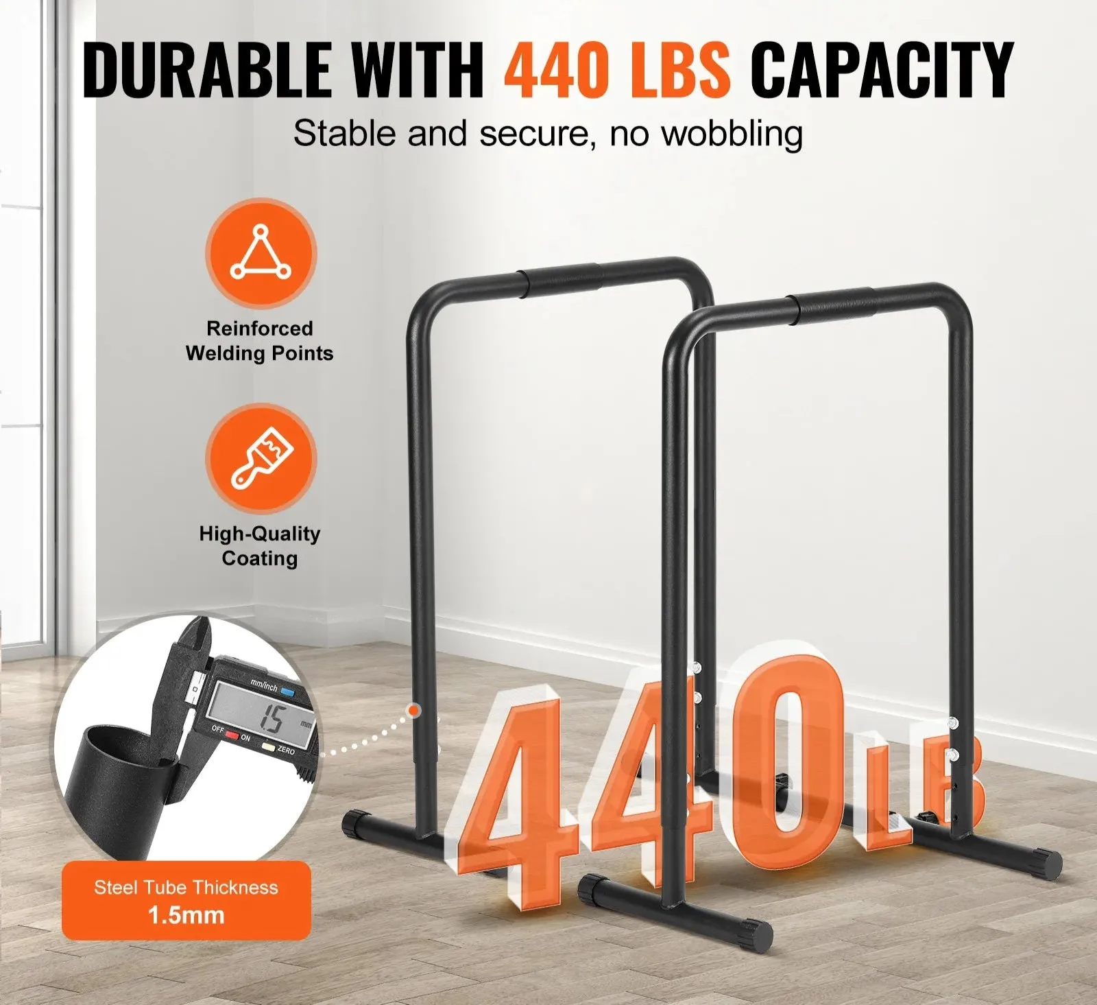 Heave Duty Dip Stand Station With Adjustable Height