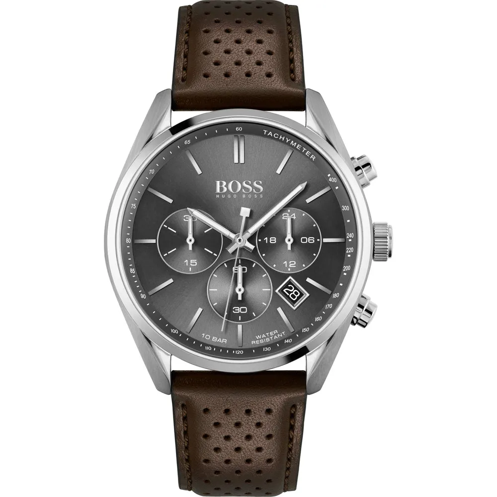 Hugo Boss Champion Brown Chronograph Men's Watch 1513815