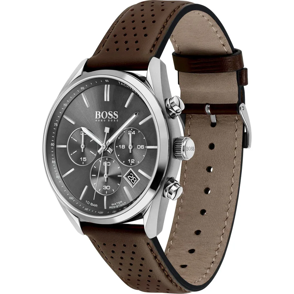 Hugo Boss Champion Brown Chronograph Men's Watch 1513815