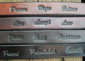 Inspirational Leather Bracelets