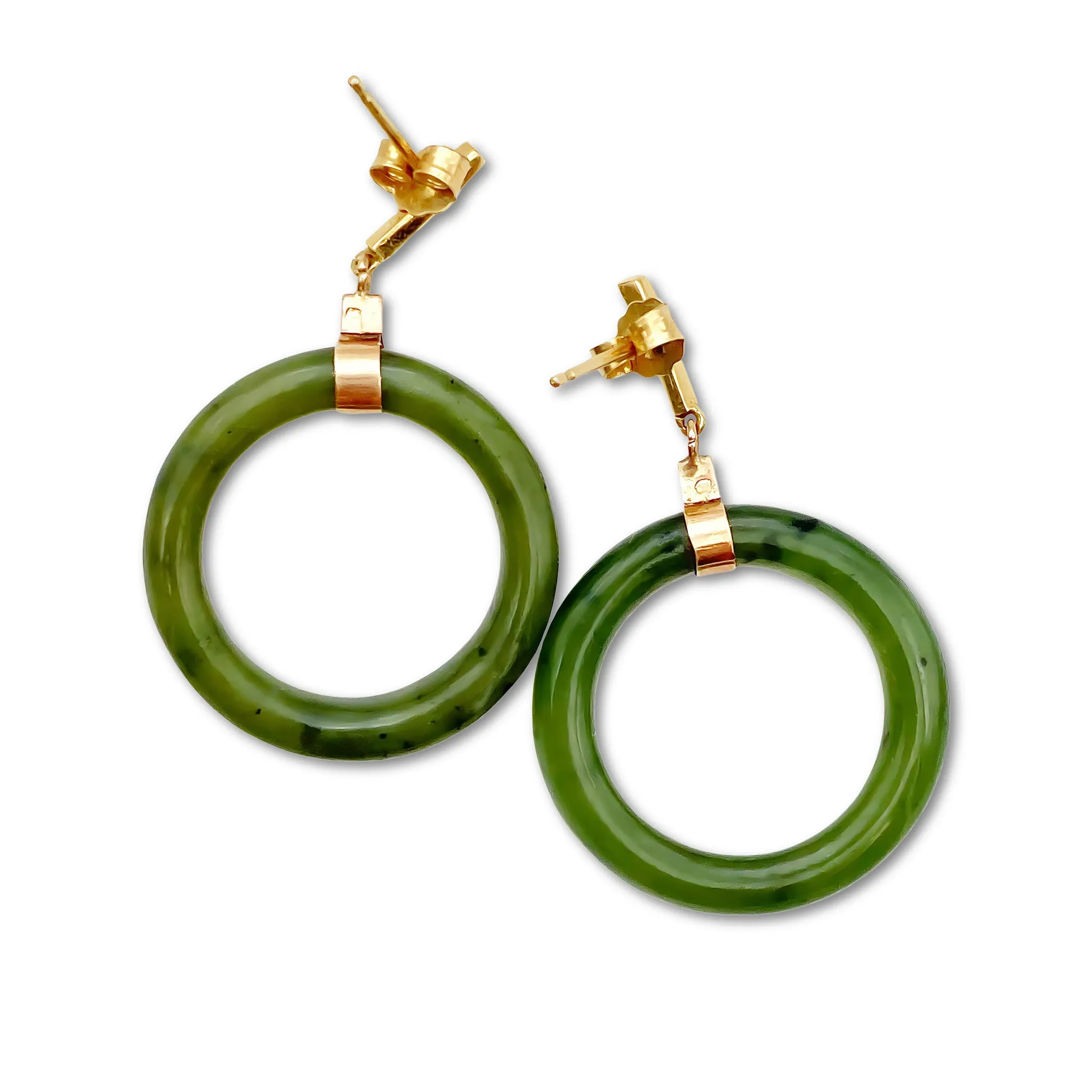 Jade Drop Earrings