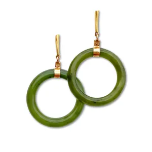 Jade Drop Earrings