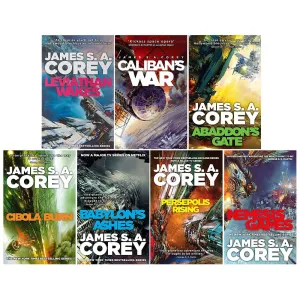 James S. A. Corey Expanse Series 7 Books Collection Set (Leviathan Wakes, Caliban's War, Abaddon's Gate, Cibola Burn, Nemesis Games)