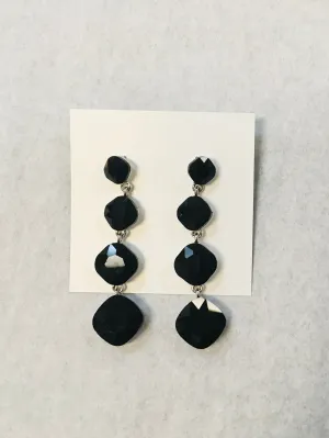 Jet Black Drop Jewels