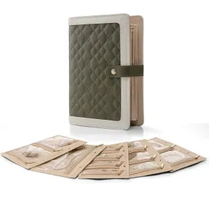 JewelBook™ - Portable Leather Jewelry Storage Book