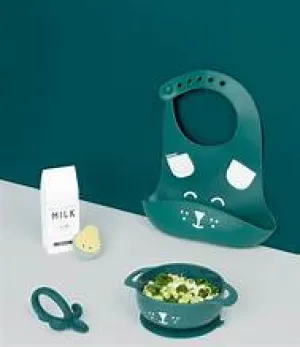 Kit First Isy Dog (Silicon Bowl   Spoon   Bib)