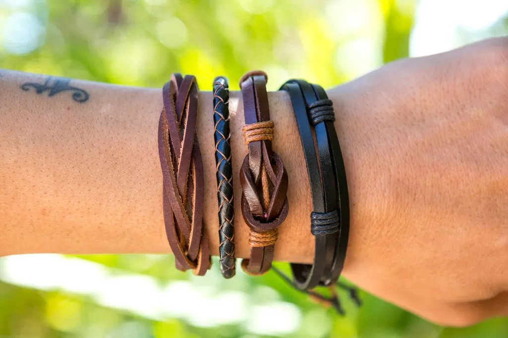 leather bracelet - great bond