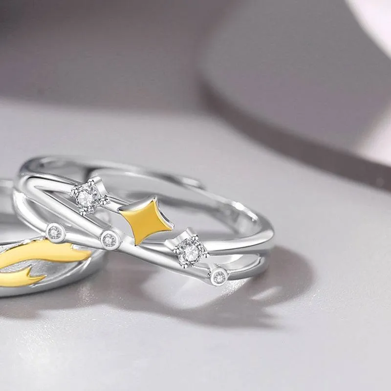 Little Prince & Stars Matching Rings