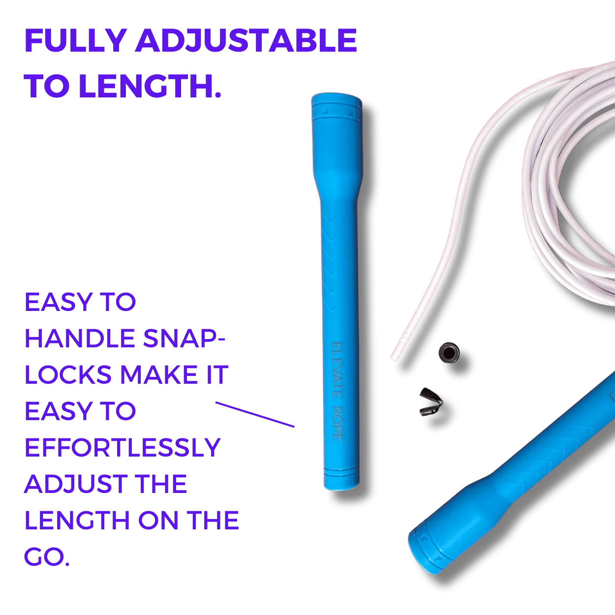 Long Handle Jump Rope (Deep Ocean)