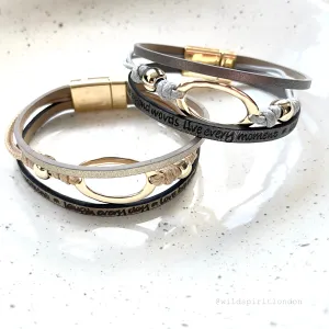 Love Beyond Words Cuff Bracelet