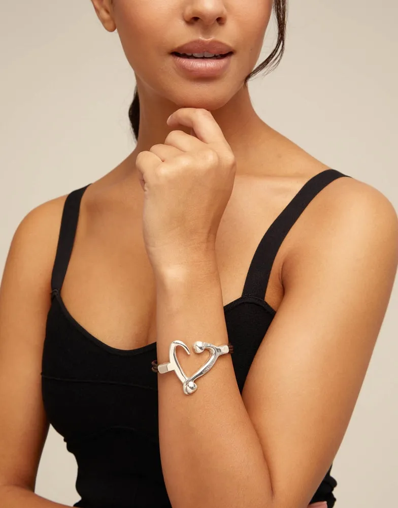 LOVE bracelet, silver