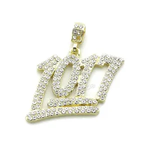 MEDIUM NUMBER 1017 CHARM ROPE CHAIN DIAMOND CUT CUBAN CHAIN NECKLACE 62