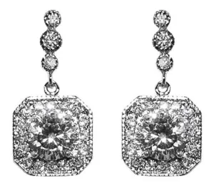 Melone Art Deco Bridal Petite Earring