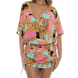 MIAMI DAYDREAM - Cabana V Neck Dress