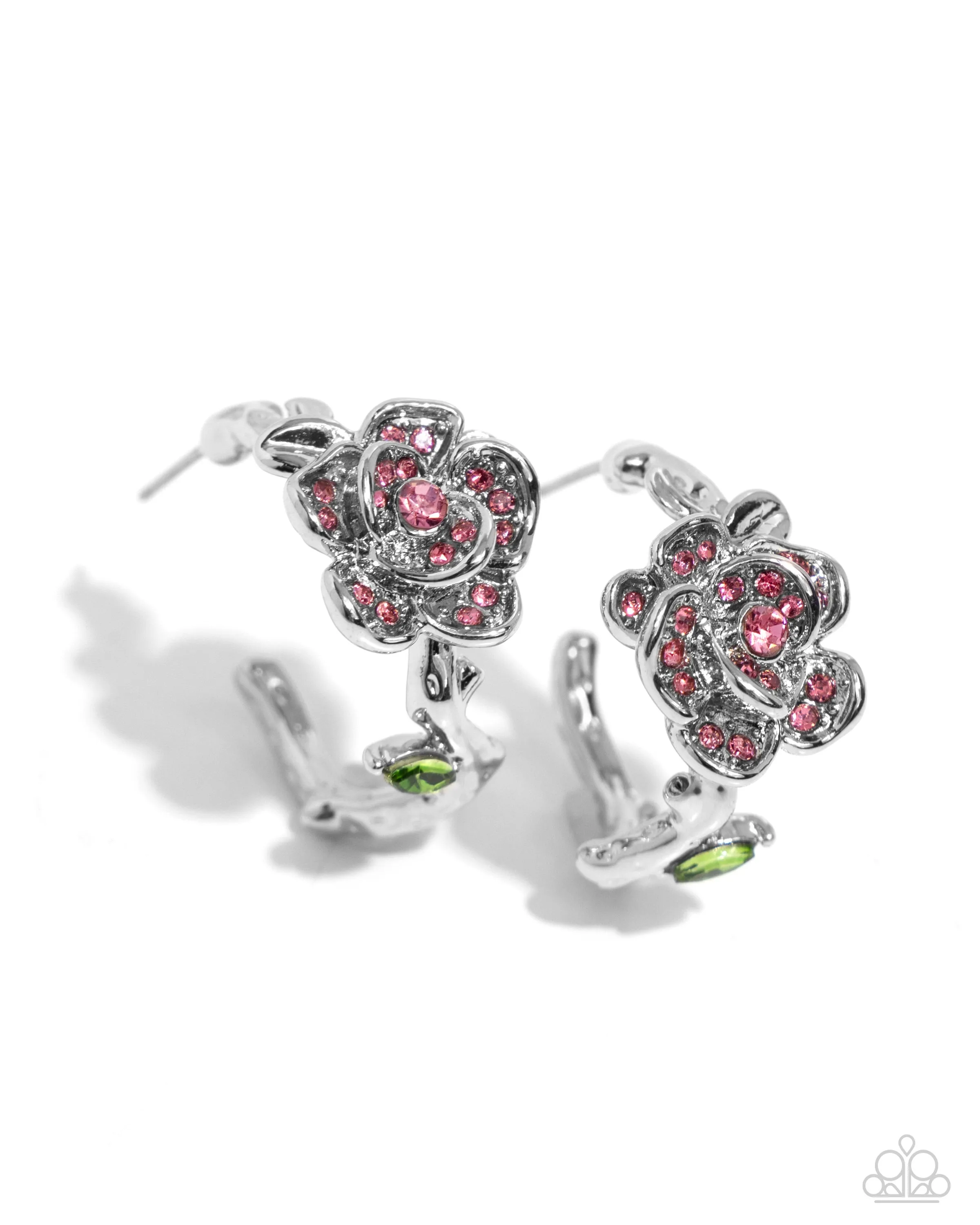 Mother ROSE Best - Pink Hoop Earring