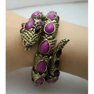 Multilayer Snake Bracelet - High-Quality Alloy & Inlaid Gems