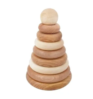 Natural Round Stacker