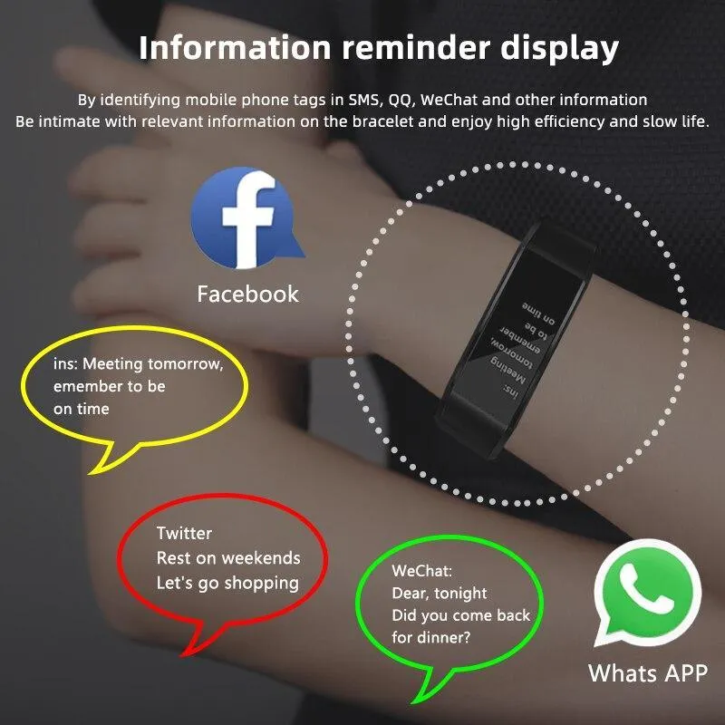 New Smart Watch For Men and Women  With Heart Rate Monitor and Blood Pressure Fitness Tracker Smartwatch Sport Watch For IOS and Android Sistem