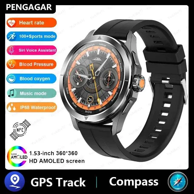 NEW Xiaomi Watch S4 Sport Version Blood Oxygen NFC Heart rate Compass Waterproof Smart Watch GPS Tracking Smartwatch Men Women