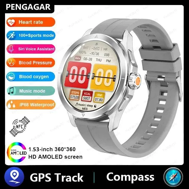 NEW Xiaomi Watch S4 Sport Version Blood Oxygen NFC Heart rate Compass Waterproof Smart Watch GPS Tracking Smartwatch Men Women
