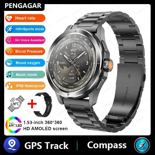 NEW Xiaomi Watch S4 Sport Version Blood Oxygen NFC Heart rate Compass Waterproof Smart Watch GPS Tracking Smartwatch Men Women
