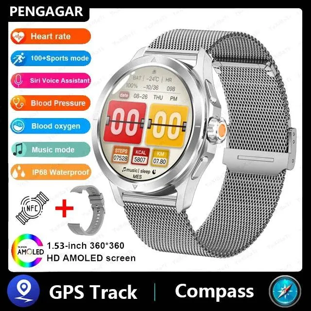 NEW Xiaomi Watch S4 Sport Version Blood Oxygen NFC Heart rate Compass Waterproof Smart Watch GPS Tracking Smartwatch Men Women
