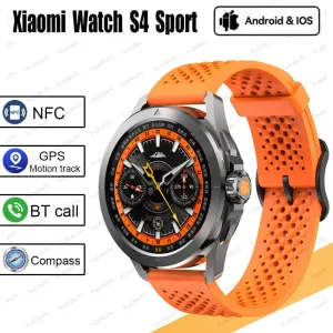 NEW Xiaomi Watch S4 Sport Version Blood Oxygen NFC Heart rate Compass Waterproof Smart Watch GPS Tracking Smartwatch Men Women