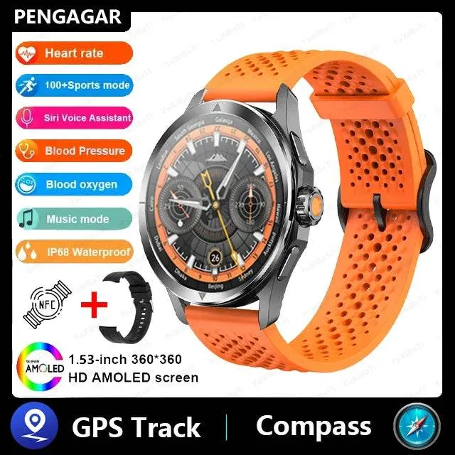 NEW Xiaomi Watch S4 Sport Version Blood Oxygen NFC Heart rate Compass Waterproof Smart Watch GPS Tracking Smartwatch Men Women