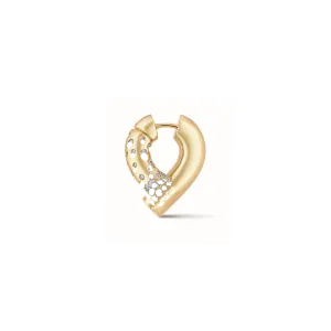 Oera Earrings Paved With Diamonds