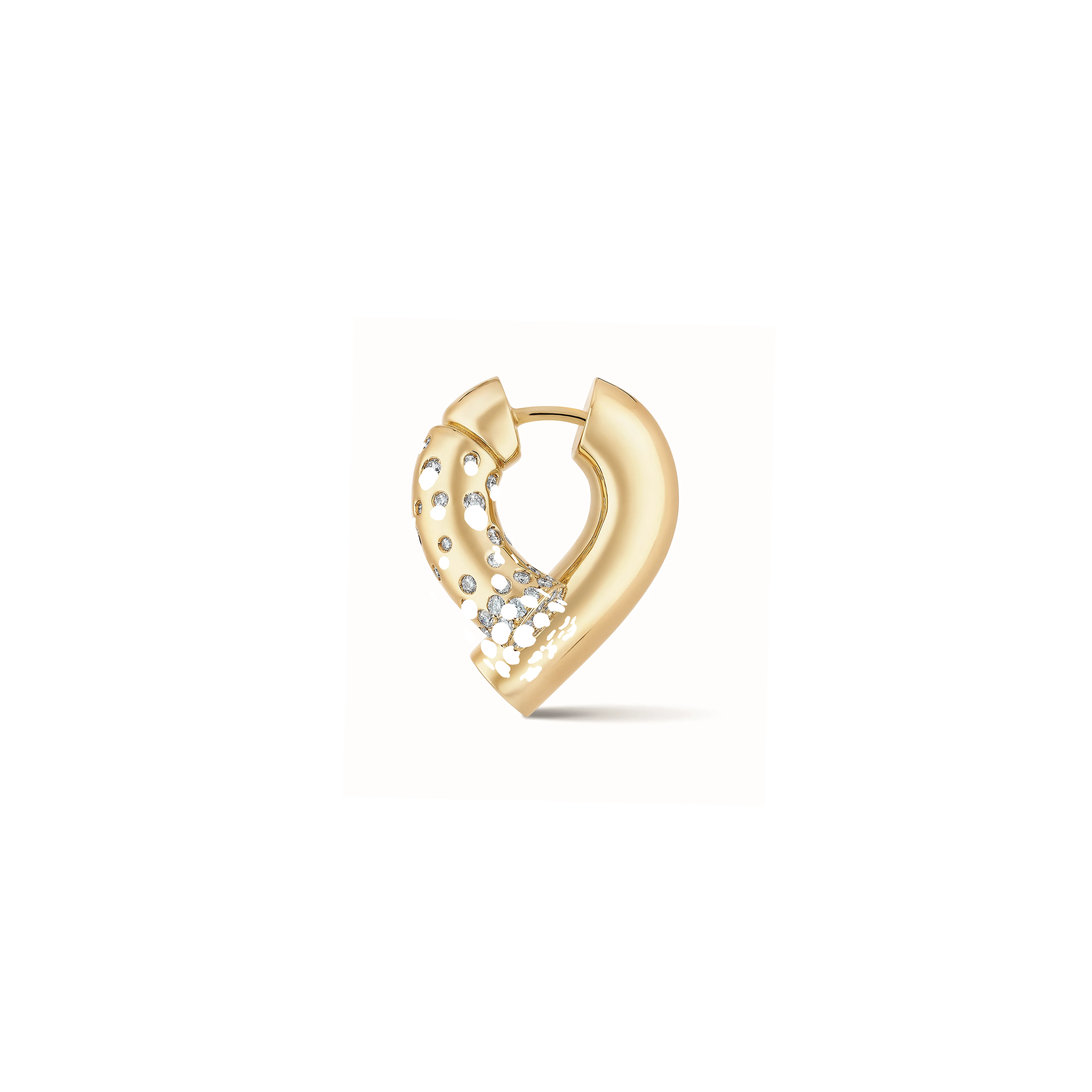 Oera Earrings Paved With Diamonds